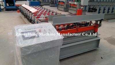 China Steel Plate Roofing Sheet Wall Panel Roll Forming Machine With Hydraulic Decoiler for sale