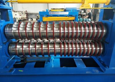 China 3mm Galvanized Steel Coil Slitting And Recoiling Line With 15T Hydraulic Uncoiler for sale