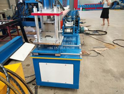 Китай Roll Forming Machine For Slatted Shutter Doors Plc Controlled Chain Driven 0.4-1Mm 8-20 M/Min продается