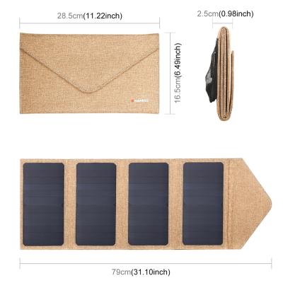 China 28W High Power Outdoor Travel Solar Charger Solar Mobile Phone Charger Panels Solar Power 79cm*16.5cm for sale