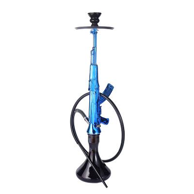 China High Quality Craft Resin Ak47 Hookah (Anti-split) Set Shisha Hookah Pink ak47 Glass Hookah Kit For Club Bar for sale