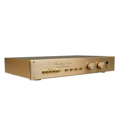 China Classic Switzerland FM255 Aluminum Alloy BRZHIFI Clone Tube Hi-Fi Pre Amp Balanced Stereo Preamp Audiophile HIGH END Audio Amplifier for sale