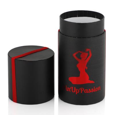 China Recycled Materials Round Cylinder Custom Canister Canister Paper Tube Cylindrical Packaging Box With Your Logo For Gift Or Cosmetics for sale