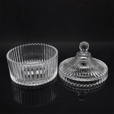 China Modern Wedding Candy Glass Jars High Quality Glass Candy Box For Sale for sale