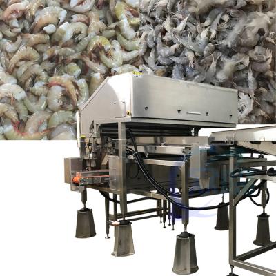 China Shrimp head and shell sorting machine cleaning machine processing plant assembly line Shrimp head removed Te koop