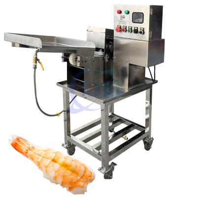 China Easy Operate Shrimp EBI Cutting Machine Prawn Belly Open Machine Te koop