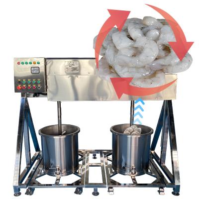 China Shrimp soaking blender shrimp processing machine Immersion Mixer Insulation barrel mixer automatic mixer for sale