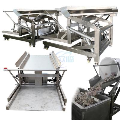 China Industrial conveyor chain plate hoist mobile feeding climbing conveyor Plastic Insulated Box commercial cooler box à venda