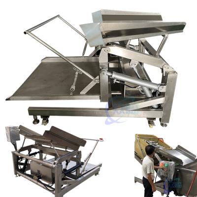 China fish and shrimp Seafood processing factory assembly line feeder Te koop