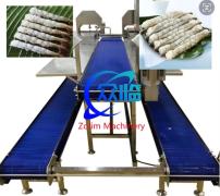 Automatic Tempura Shrimp Stretching Machine, NOBASHI Machine, Shrimp Stretcher Line