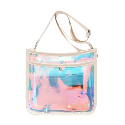 China Others 2023 New Laser Summer Wind Glare CIA Solid Color Ladies Shoulder Bag Beach Literary Cross - Body Bag for sale