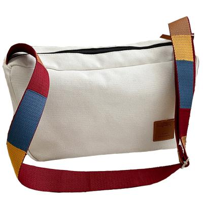 China 2023 New Fashion Colorful Canvas Bag Crossbody Women Bag Cute Single Shoulder Cross - Body Bag for sale