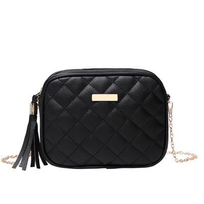 China 2023 high quality women's spring new and summer bag small square shoulder bag shape simple diagonal makeup zero purse for sale