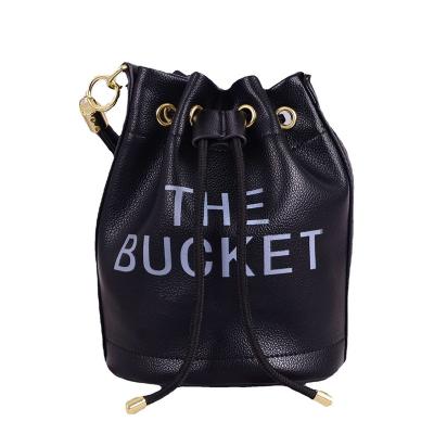 China 2023 New Fashion Wholesale Women's Fashion Bag Bucket Handbag Niche Letter Shoulder Bag Cross - Body for sale