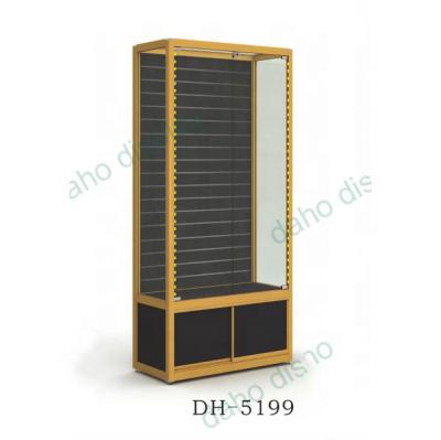 China Single Sided Retail Store Slatwall Display Racks Supermarket Aluminum Alloy Hanging Display for sale