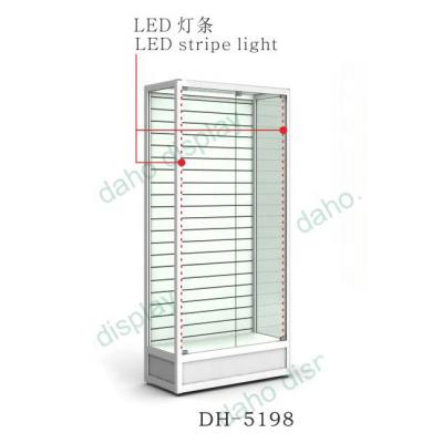 China Single Sided Aluminum Display Rack Slatwall Display Stands Hanging Display For Store for sale