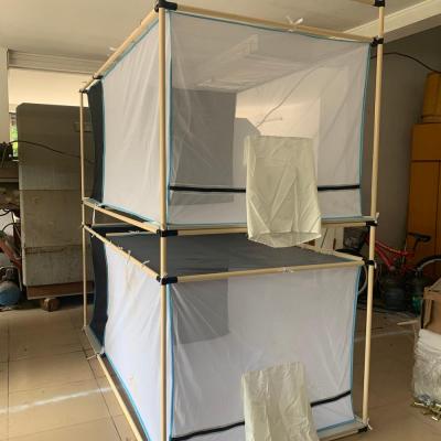 China 1layer / 2 Layers 2 Layers Black Private Pilot Stimulation Breeding Cage Adult Mating Net Room for sale