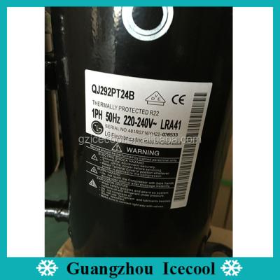 China Refrigeration Parts R22 220V/50HZ 1Piston LG Compressor LG 18000btu Air Conditioner Rotary Compressor QJ292PT24B for sale