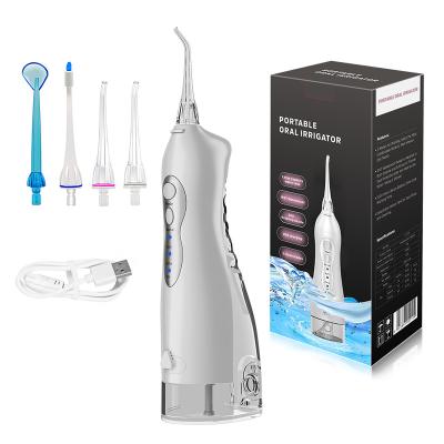 China Outdoor 255ml water tanks IPX7 waterproof oral care oral irrigator for sale