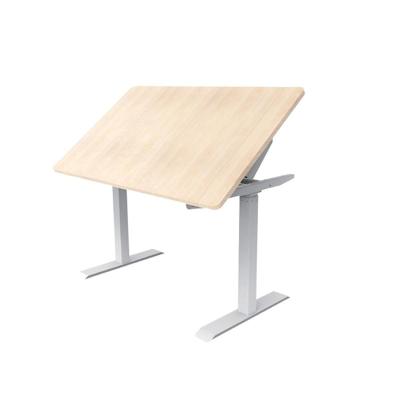 China Modern School Furniture For Sale Electric Stand Up Desk Height Adjustable Drafting Desk for sale