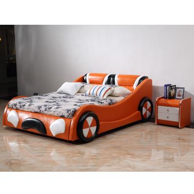 China Handsome Modern Blue Boy Children Kids White Very Popular Bedroom Furniture Modern Leather Prince for sale