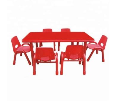 China Hot Selling Modern Kids Furniture Day Care Tables Set And Children Plastic Table And Chair for sale