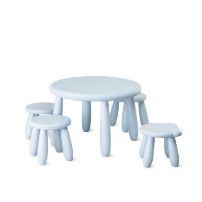 China Modern Kindergarten Children Furniture Kids Play Table Children Folding Table And Chair Set for sale