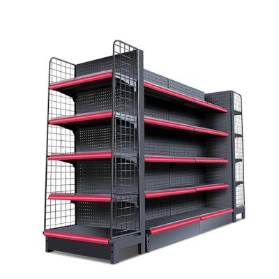 China Modern High Quality Public Library Furniture Iron Bookshelf Used For School Library Steel Bookshelf for sale