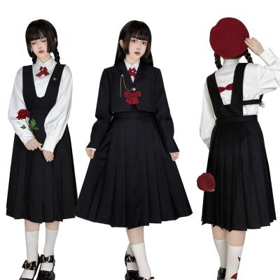 China Customizable Cheap School Good Quality Price Friendliness Summer School Uniform Suit for sale