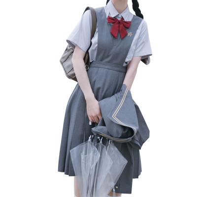 China School China Factory Good Quality Fabrics Kids Design School Uniform Suit for sale