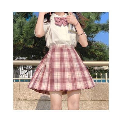 China China Manufacture Jk Uniform Pleated Plaid Skirt Quality Quality Preppy Style Breathable Shorts for sale