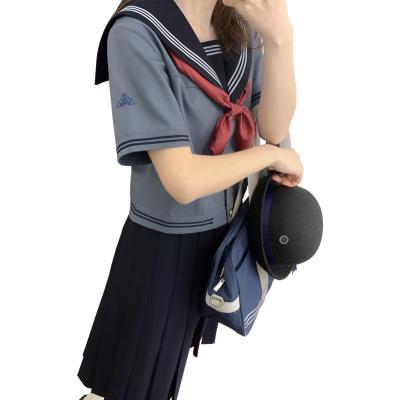 China School Professional Workmanship Style Comfortable Girl Sailors Preppy Uniform for sale