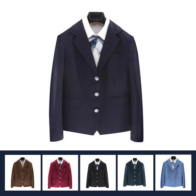 China Anti-wrinkle quality super fine workmanship preppy style school uniform suit for student for sale