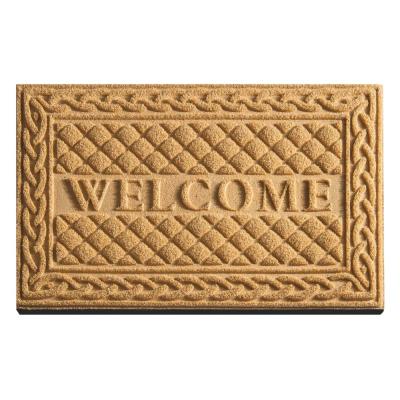 China Black Large Non Slip Rubber Anti-Slip Traffic Door Entrance Mats With Rubber 60x90 for sale