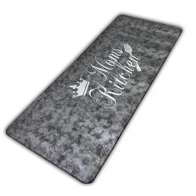 China Stain Resistant Custom Kitchen Mat Anti Fatigue Waterproof Non Slip Comfort Standing Mats for sale