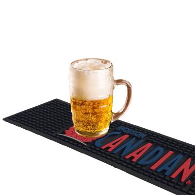 China Viable Bar Mat Custom Logo Bar Mat PVC Beer Puddle Mat for sale