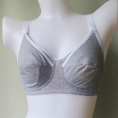 China Queena Breathable Classic Women Breastfeeding Wireless Maternity Nursing Bras and Pads for sale