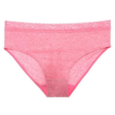 China Wholesale Cute Breathable Cotton Lace Brief For Girls Lingerie Women Panties for sale