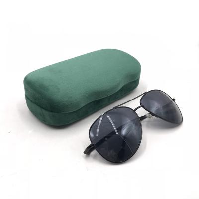 China Customized Eco-friendly PU Material Leather Sunglasses Case Pouch For Businessman for sale