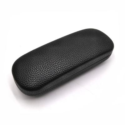 China Factory Sale Eco-friendly Black Soft Logo Sun PU Sun Glasses Case Unisex Custom Leather Eyewear Case for sale