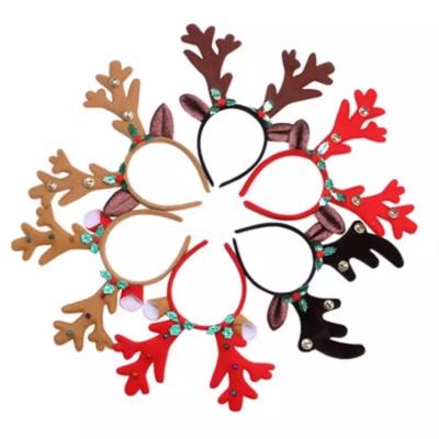 China Fabric Christmas Headbands Decorate Ball Headbands for sale