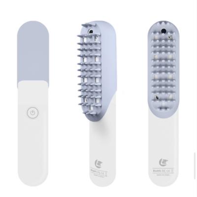 China Sustainable Handheld Silica Gel Deodorizer Brush Pet Grooming Comb Soothing Massage Cleaning Comb for sale