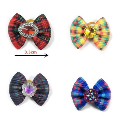 China Viable Handmade Pet Grooming Products Cat Dog Small Bowknot Hair Hangs Pet Decoration Headwear for sale