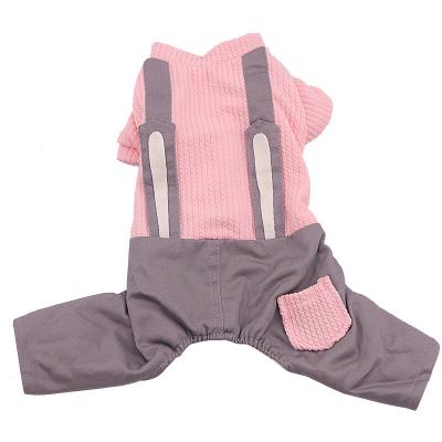 China Sustainable High End Product Stretch Pattern And Canvas Material Double Layer Quadruped Pet Clothes for sale