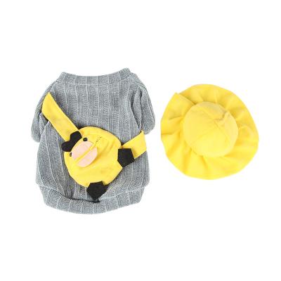 China Good Reputation Sustainable Cotton Made Autumn And Winter Pet Kindergarten Clothing for sale