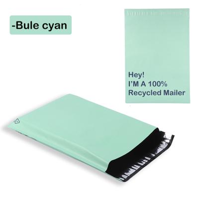 China Self Adhesive Envelope Recycled Green Compostable Mailing Mailing Envelopes Ads 100% Green Poly Bag for sale