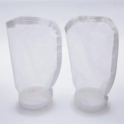 China Plastic Ring 5 10 25 50 100 150 200 300 400 500 Micron Polyester Mesh Water Filter Bag Nylon Sock For Swimming Pool Industry Water Treatment for sale