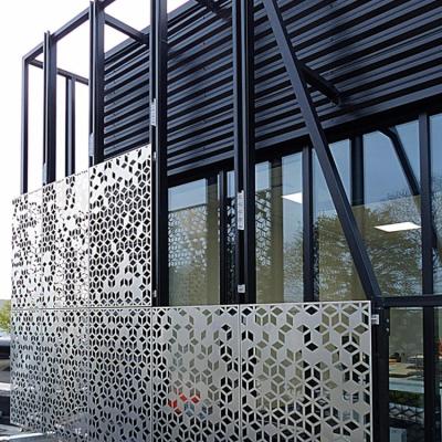 China Modern Perforated Curtain Wall Cladding Metal Aluminum Panels Residential Aluminum Facade for sale