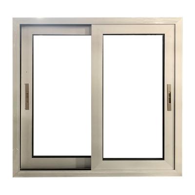 China Magnetic Screen Aluminum Sliding Glass Window Thermal Hurricane Impact Aluminum Windows for sale