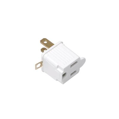 China Residential / General Purpose ETL and cETL Prong Adapters Grounding Converters Adapter For One Outlet for sale